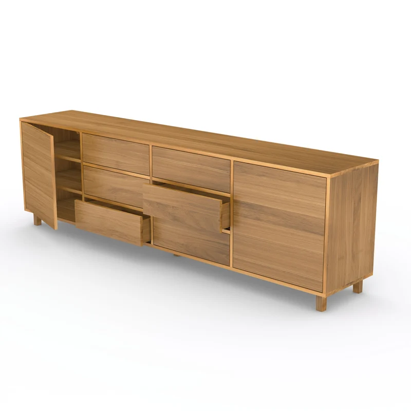 Sideboard Eiche Premium - Natur geölt 240cm