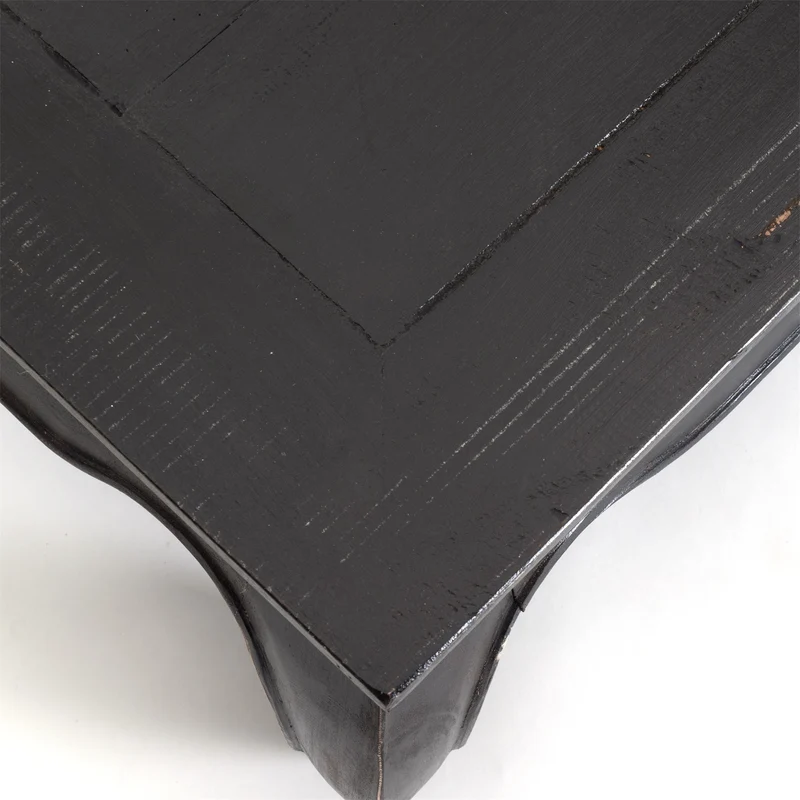 OPIUMTISCH "EAST 80" | 80x80x36 cm, Mahagoni | Beistelltisch | Farbe: 09 voodoo - schwarz