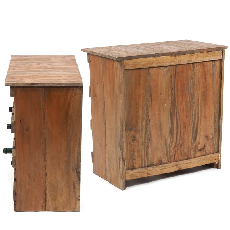 WEINREGAL "RUSTIQUE" | Mahagoni, 70x70x38cm (HxBxT) | Farbe: 01 natur-vintage