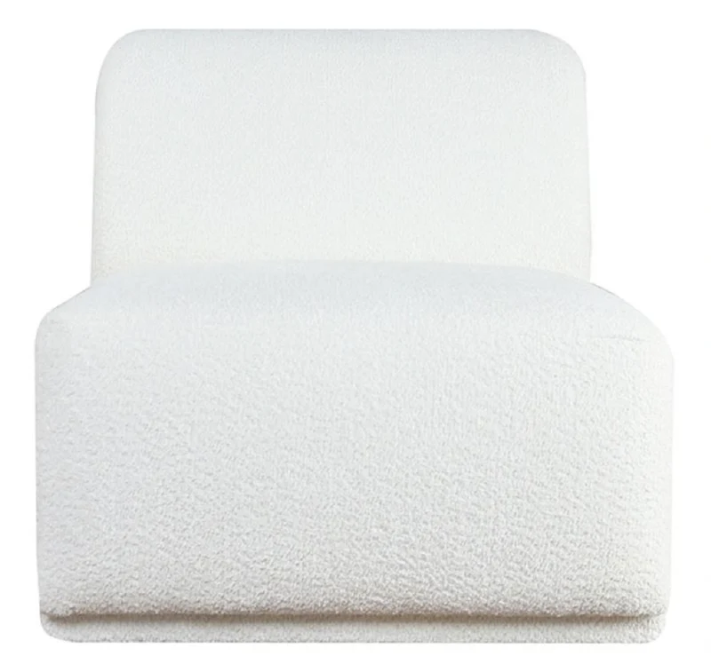 Casa Padrino Luxus Sessel Weiß 73 x 94 x H. 75 cm - Modulare Wohnzimmer & Hotel Möbel