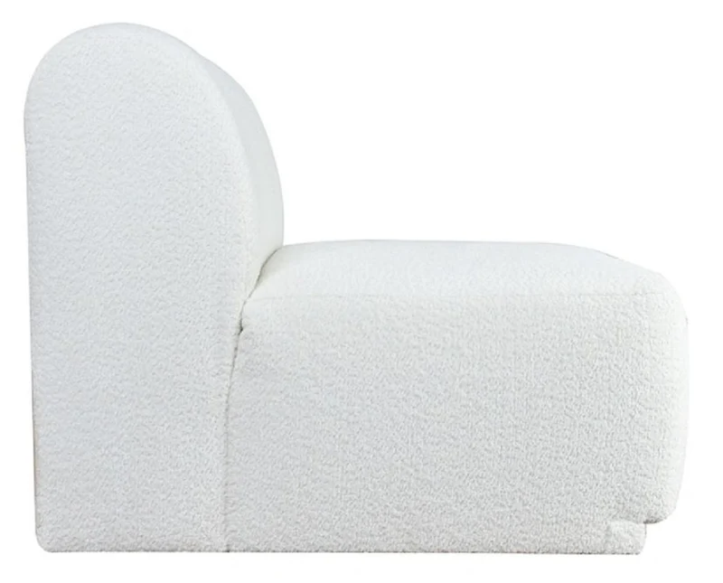 Casa Padrino Luxus Sessel Weiß 73 x 94 x H. 75 cm - Modulare Wohnzimmer & Hotel Möbel