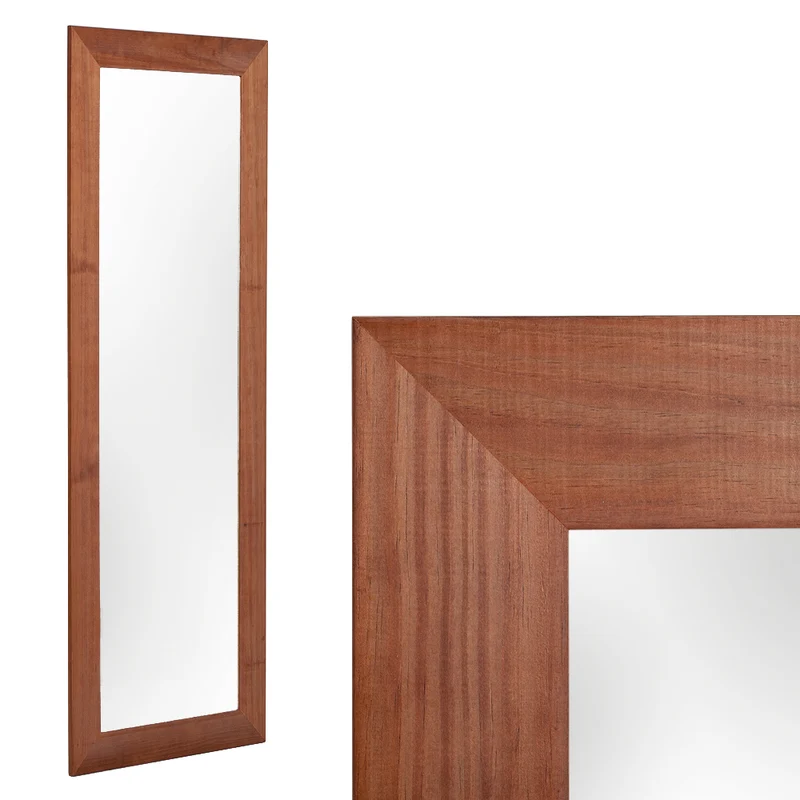 Massivholz Wandspiegel MADEIRA Dark-Brown 160x60cm