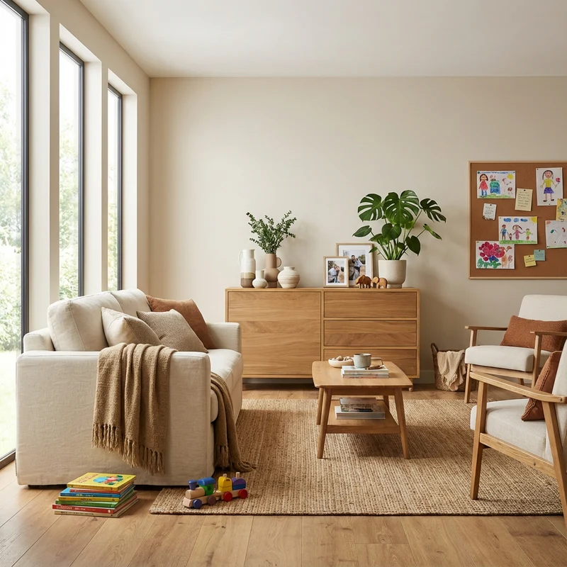 Sideboard Eiche Premium - Natur geölt 120cm