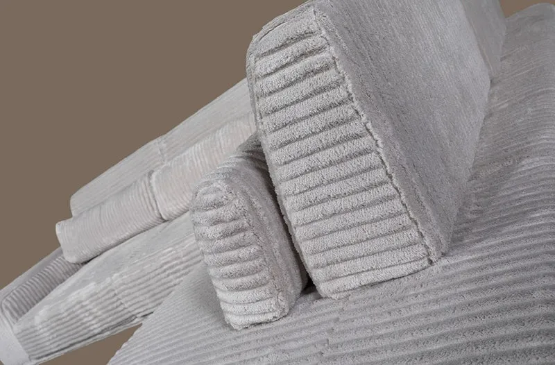 Casa Padrino Luxus Ecksofa mit verstellbaren Rückenlehnen Grau / Schwarz 330 x 240 cm