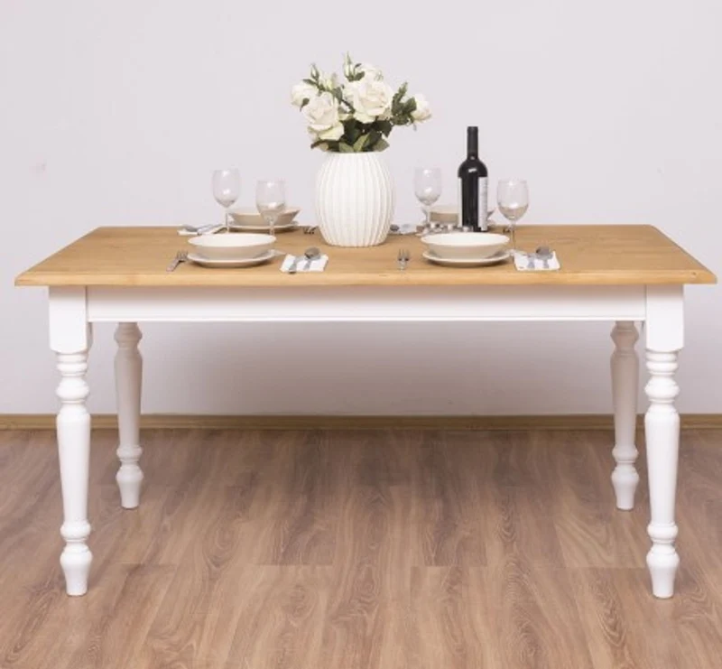 Casa Padrino Esstisch im Landhausstil, 160 x 90 x 78 cm