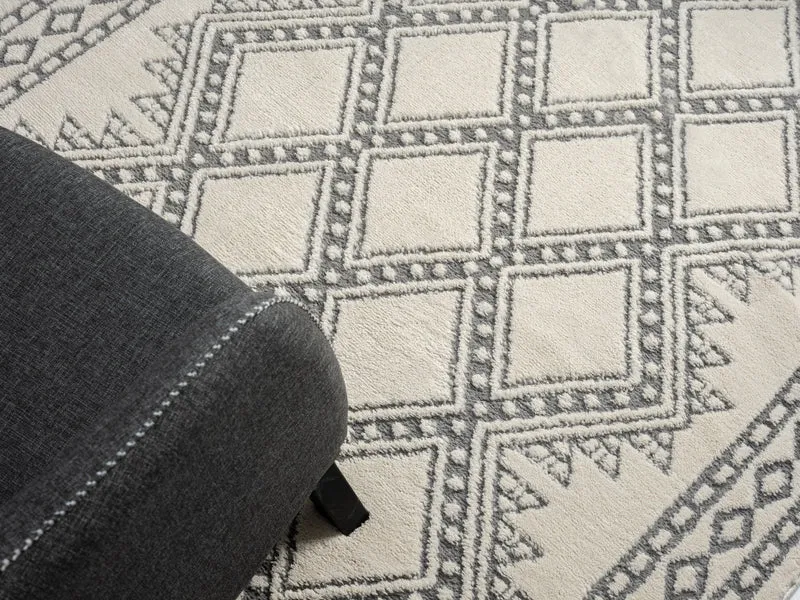 Teppich TAZA rechteckig weiß diverse Größen