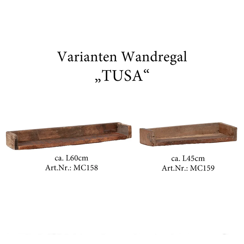 Altholz Wandregal TUSA ca.L45cm