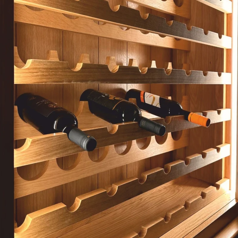 Casa Padrino Landhausstil Weinschrank Grau / Braun 300 cm - Landhausstil Bar Möbel