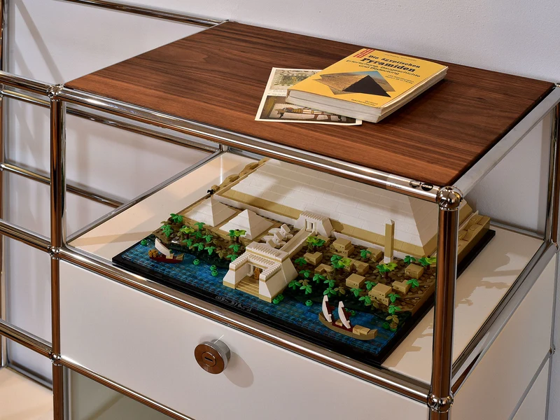 Einzelelement Nussbaum - "real Wood on Top"