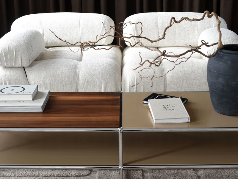 Einzelelement Nussbaum - "real Wood on Top"