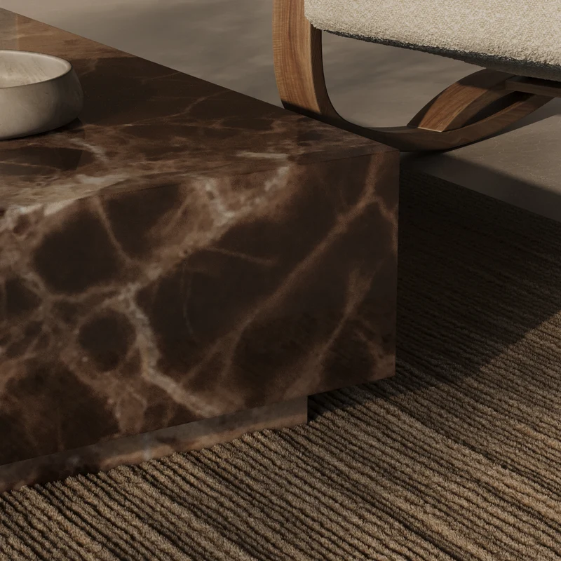 Floating Aspen Marmor Couchtisch