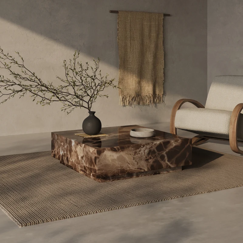 Floating Aspen Marmor Couchtisch