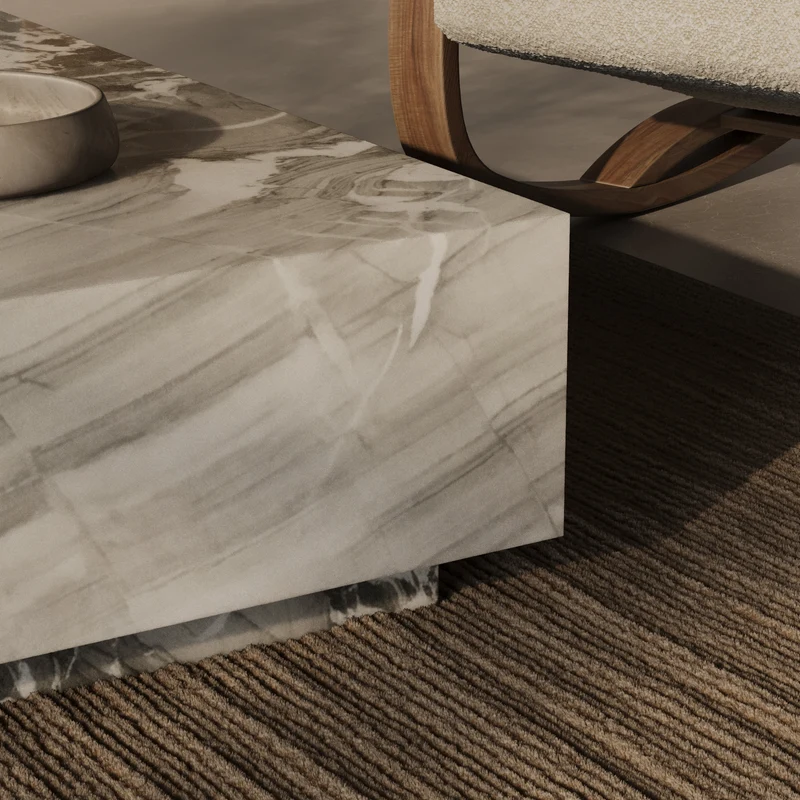 Floating Aspen Marmor Couchtisch