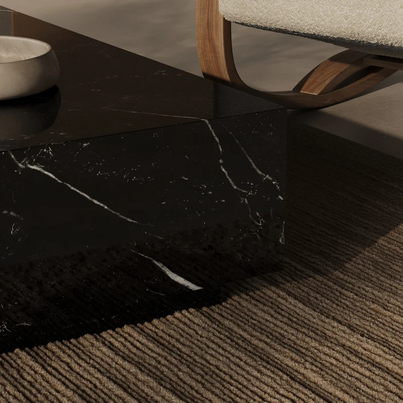 Floating Aspen Marmor Couchtisch