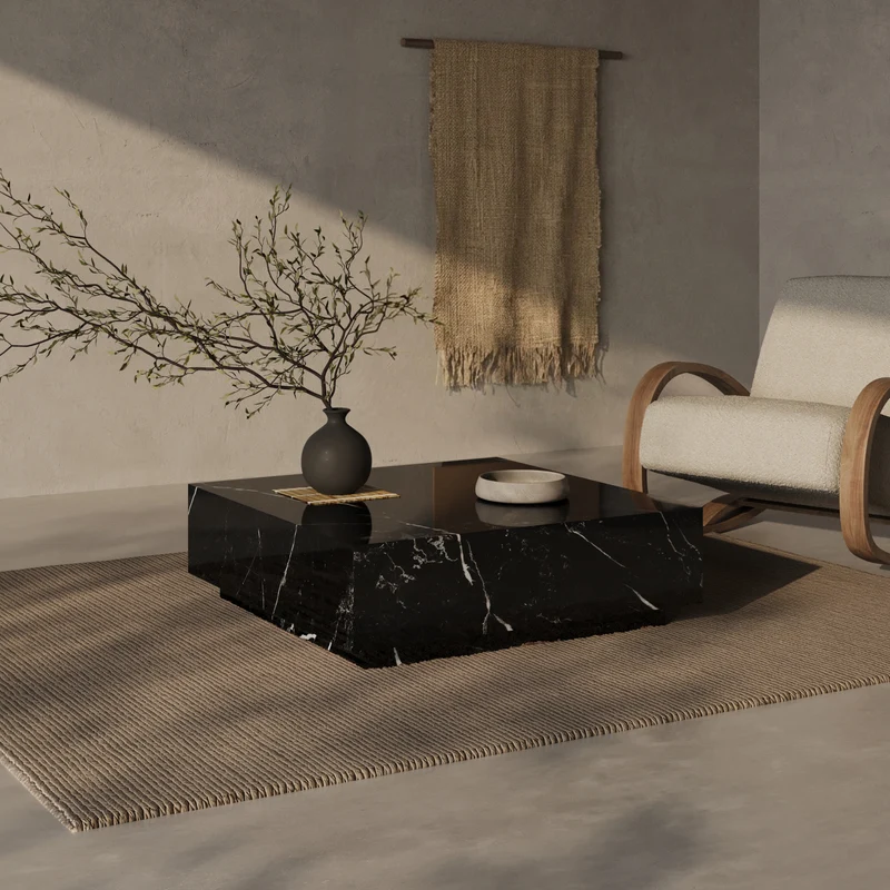 Floating Aspen Marmor Couchtisch