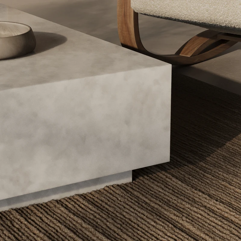 Floating Aspen Marmor Couchtisch