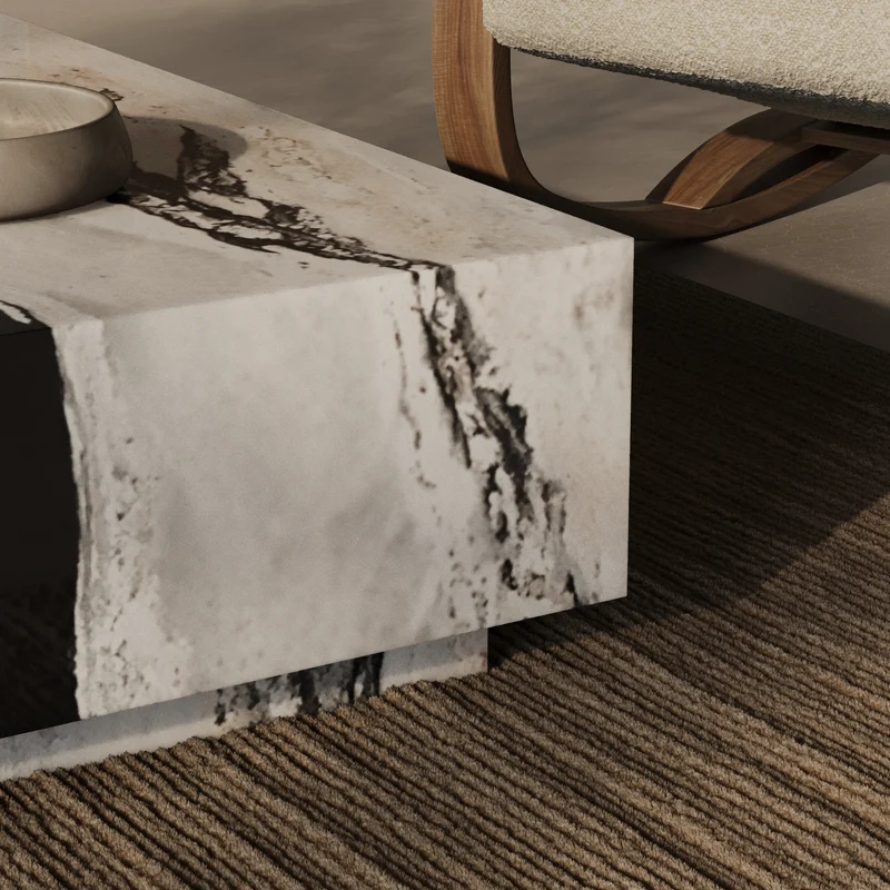 Floating Aspen Marmor Couchtisch