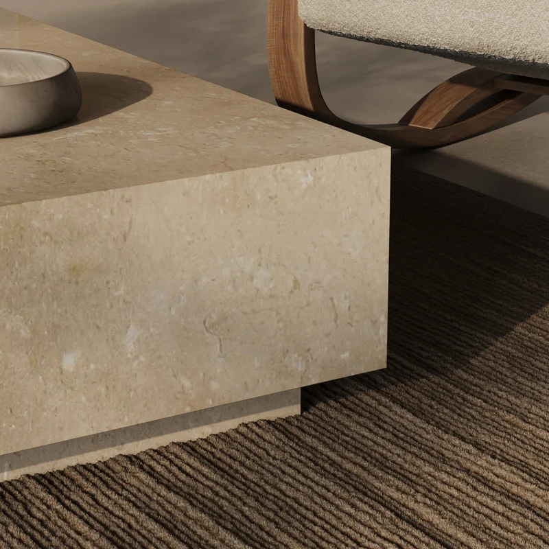 Floating Aspen Marmor Couchtisch