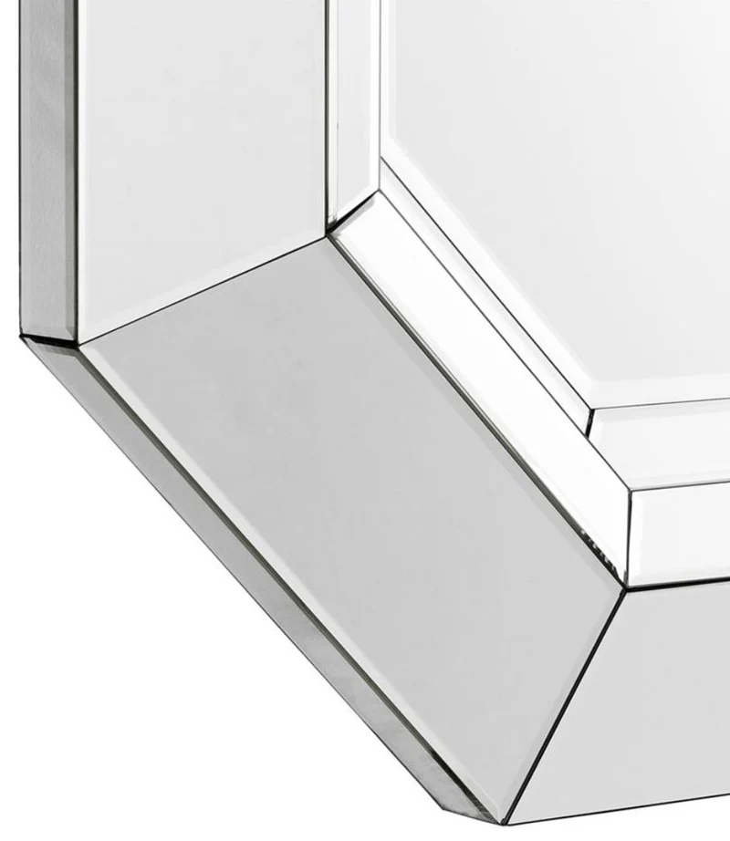 Casa Padrino Luxus Spiegel / Wandspiegel 68 x H. 68 cm - Luxus Kollektion