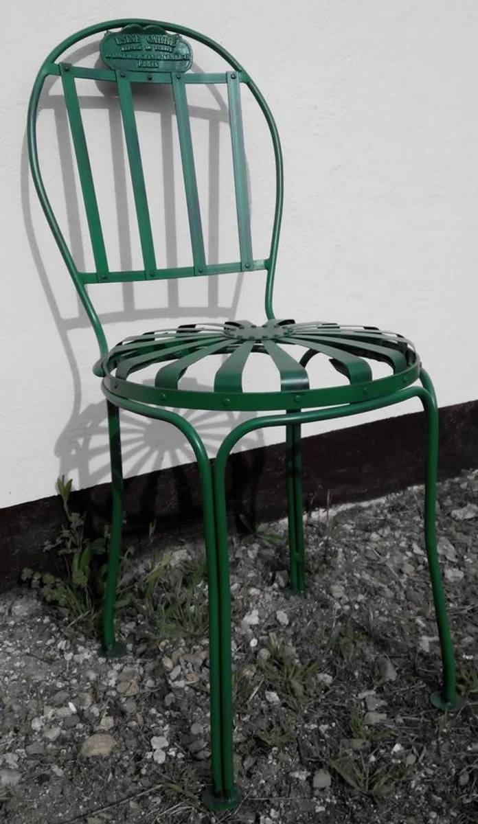 Casa Padrino Gartenstuhl 40 x 40 x H. 90 cm - verschiedene Farben - Handgefertigte Gartenmöbel im Jugendstil