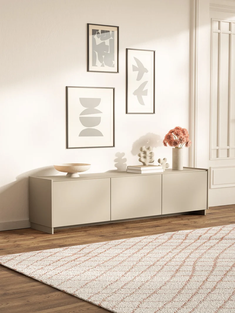 Hängend-stehender TV-Schrank Magro 180 cm Kaschmir