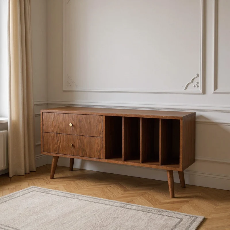 TV Kommode MINI VINYL mit Schubladen