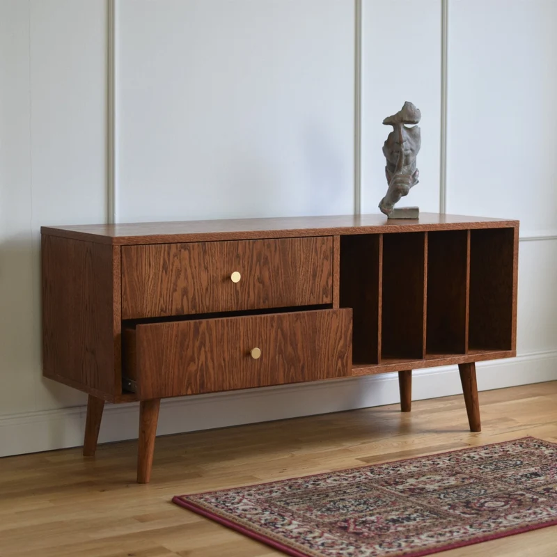 TV Kommode MINI VINYL mit Schubladen