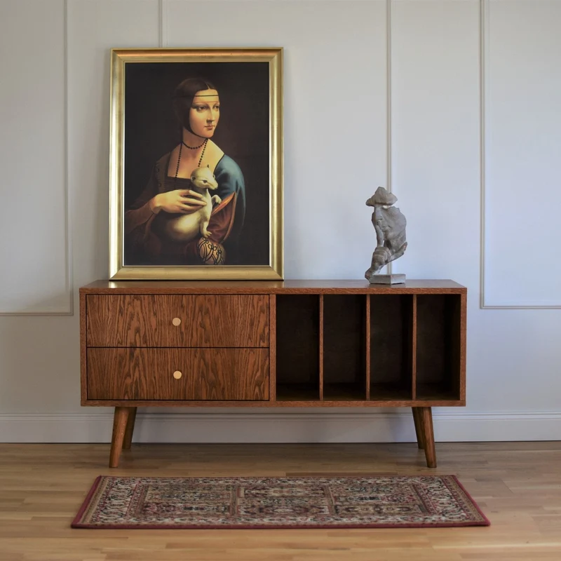 TV Kommode MINI VINYL mit Schubladen
