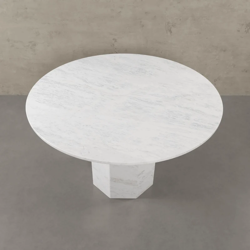 Octagon Marmor Esstisch