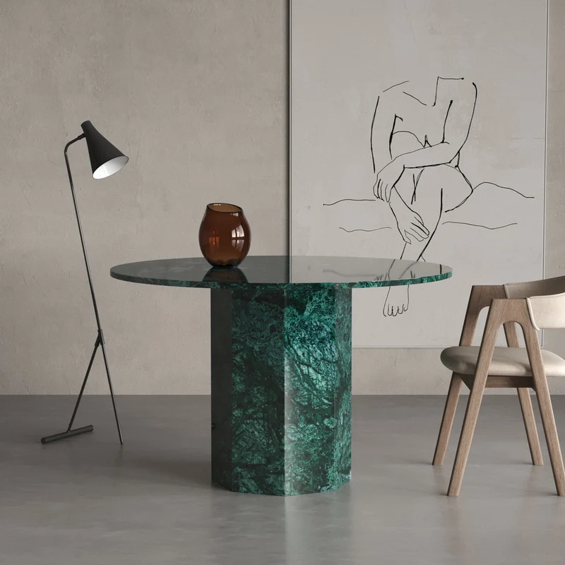 Octagon Marmor Esstisch