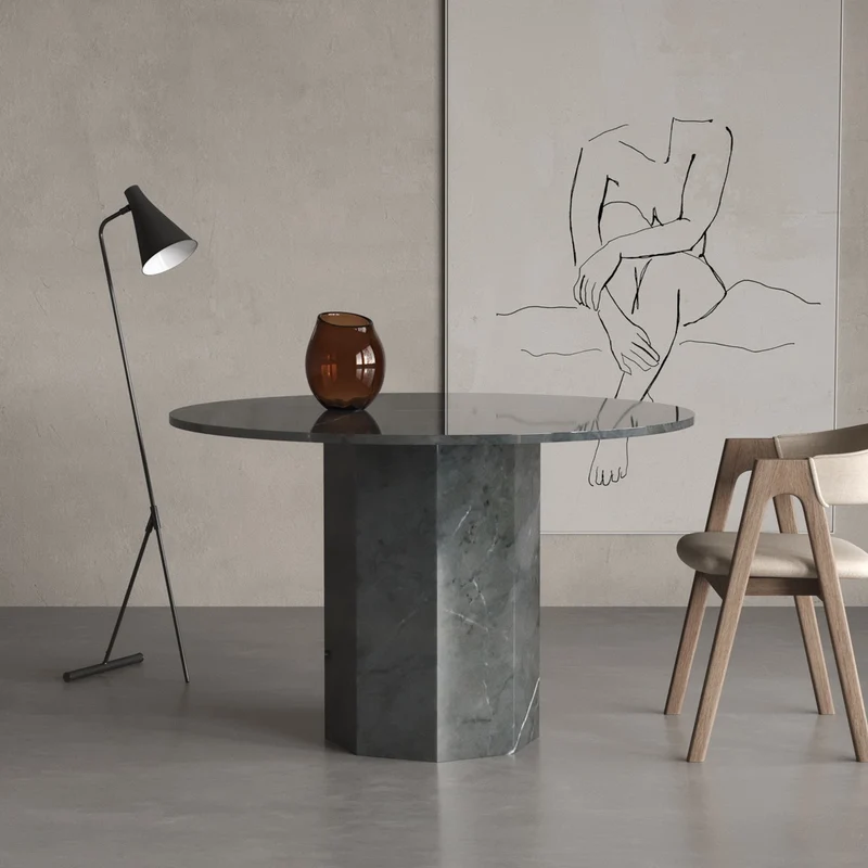 Octagon Marmor Esstisch