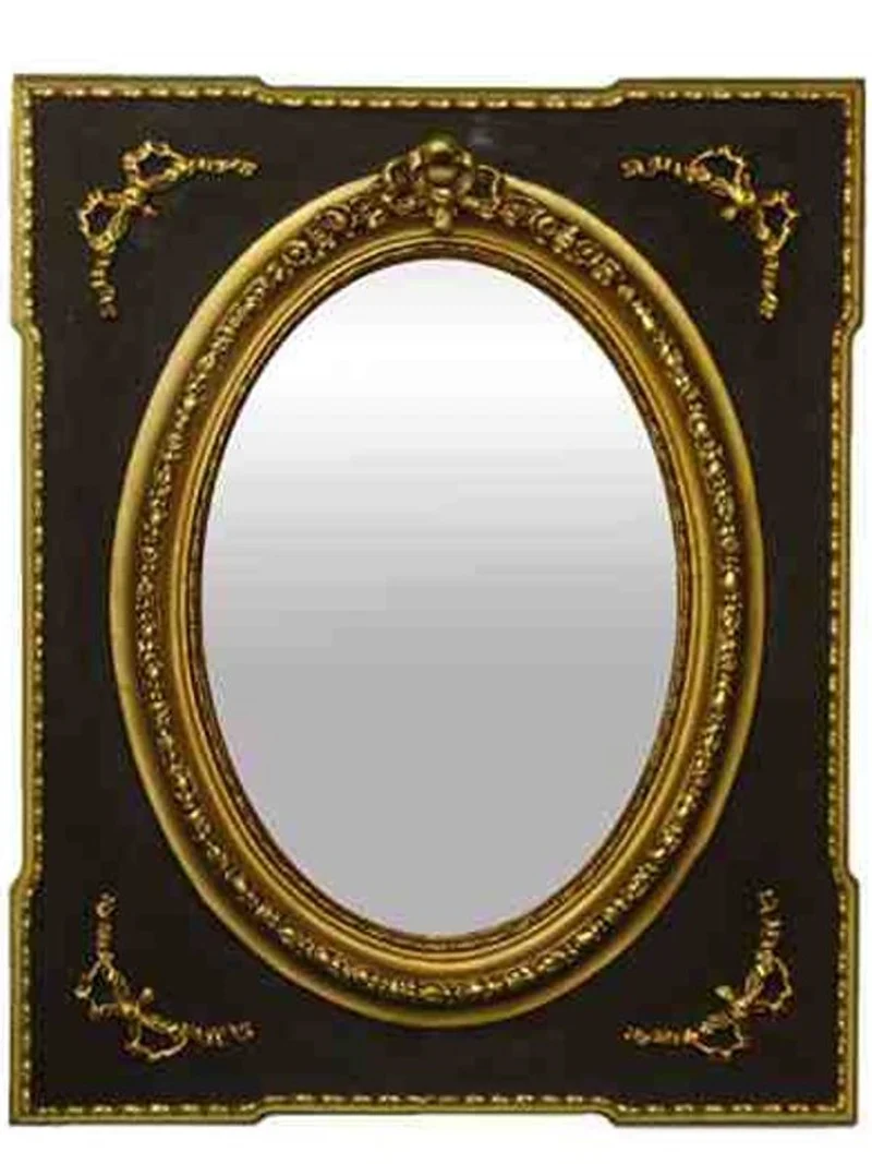 Casa Padrino Barock Wandspiegel, prachtvoller Spiegel in Gold, 80 x 110 cm