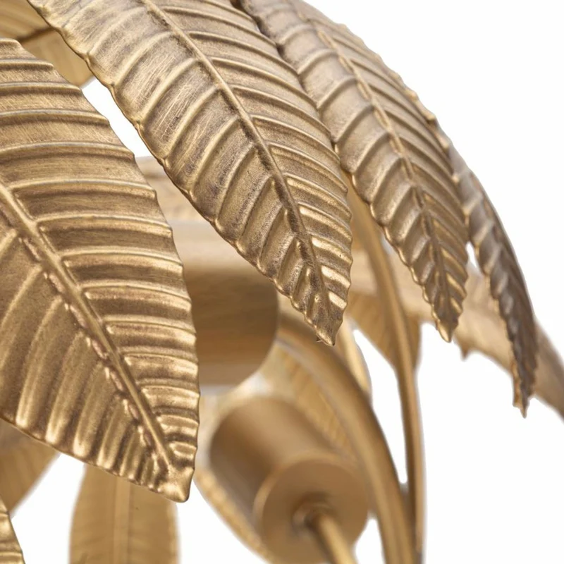 Casa Padrino Luxus Metall Tischleuchte Messing H. 81 cm - Luxus Leuchten