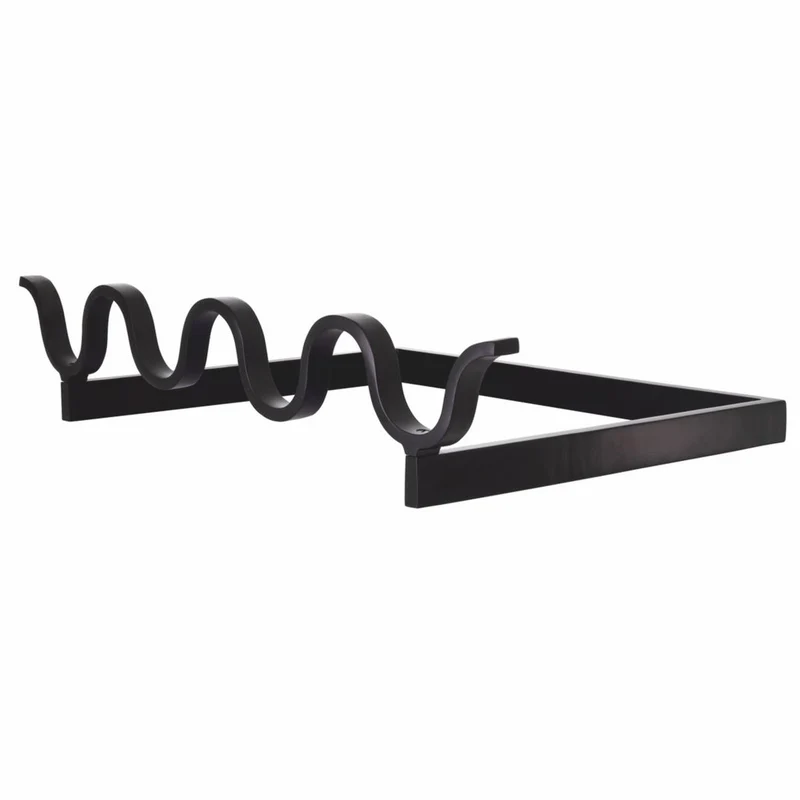 Casa Padrino Luxus Stahl Feuerbock Schwarz 73 cm - Luxus Kamin Zubehör - Luxus Accessoires - Hotel Accessoires