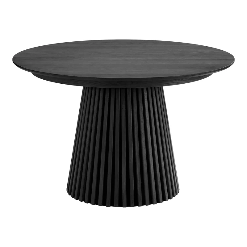 Japandi Uitschuifbare Eettafel Black Oak