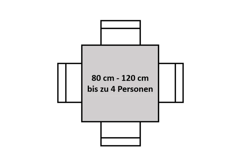 Esstisch JANUS 80