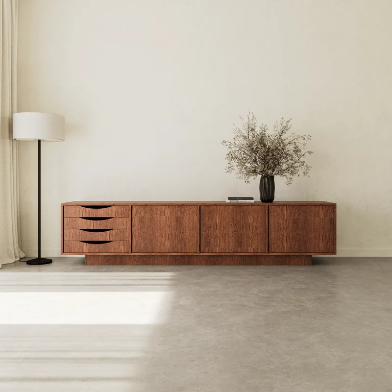 Kommode LONG BROWN - Versand innerhalb von 2-3 Tagen