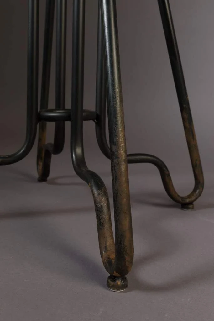 Vintage Barhocker OVID BLACK von DutchBone