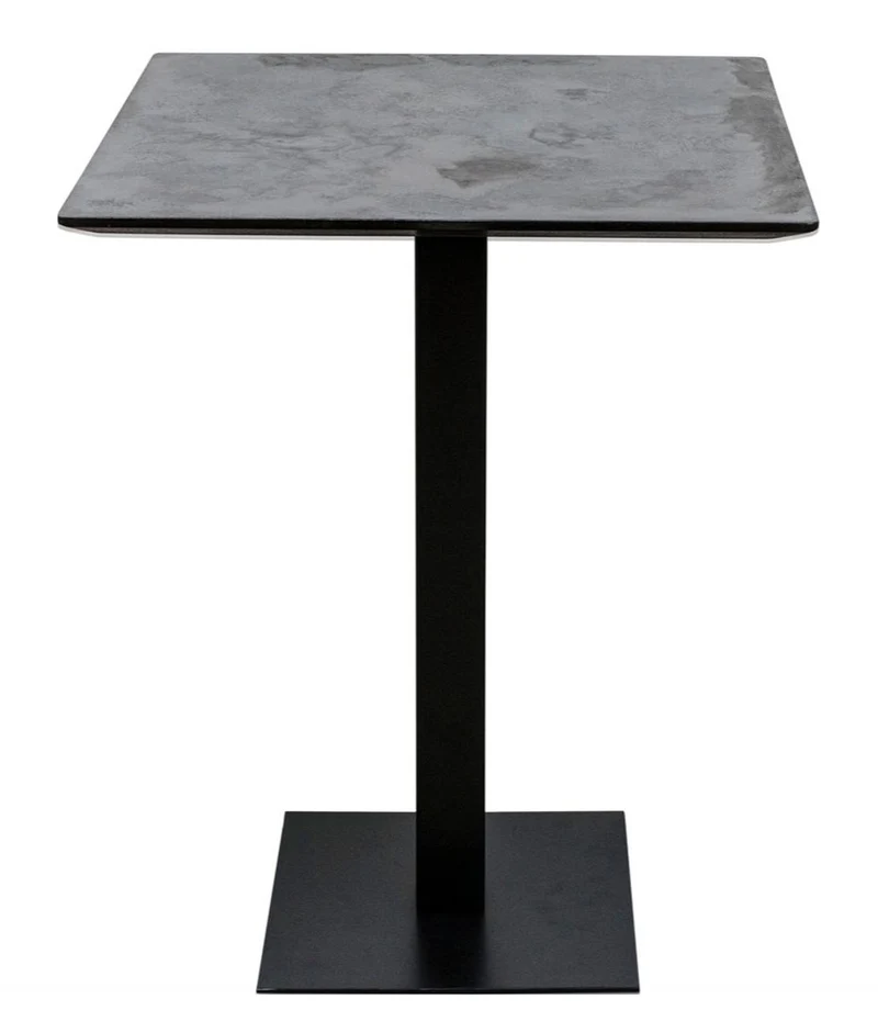 Casa Padrino Luxus Bartisch mit mineralbeschichteter Tischplatte 70 x 70 x H. 100 cm - Luxus Kollektion