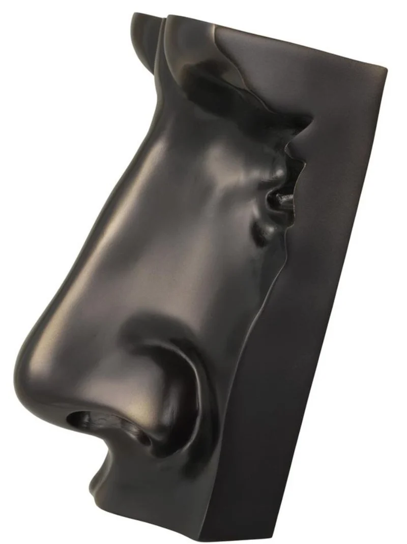 Casa Padrino Designer Deko Objekt Gesicht Antik Bronze 15 x 12 x H. 23 cm - Luxus Kollektion