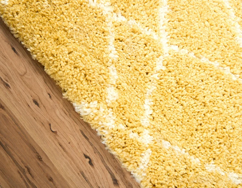 Teppich MARA Shaggy Läufer Vanille 80x305 cm