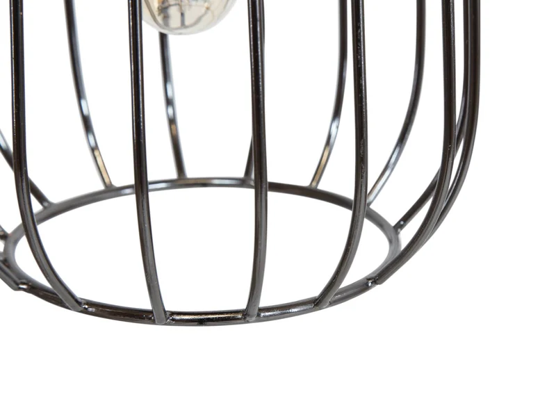 Hängeleuchte Pendelleuchte ANISSA 4-flammig Farbton Black Nickel