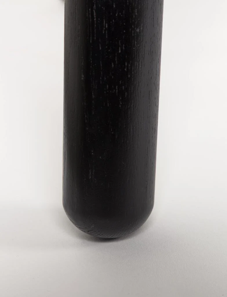 Esstisch GLIMPS BLACK von ZUIVER 120 x 80 ausziehbar Esche