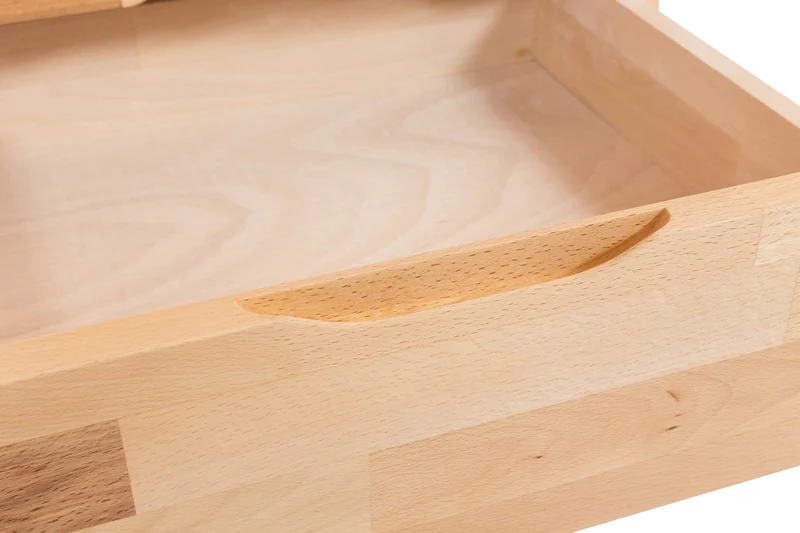 Nachtkommode Basic 50 Komfort massive Buche geölt von Bed Box