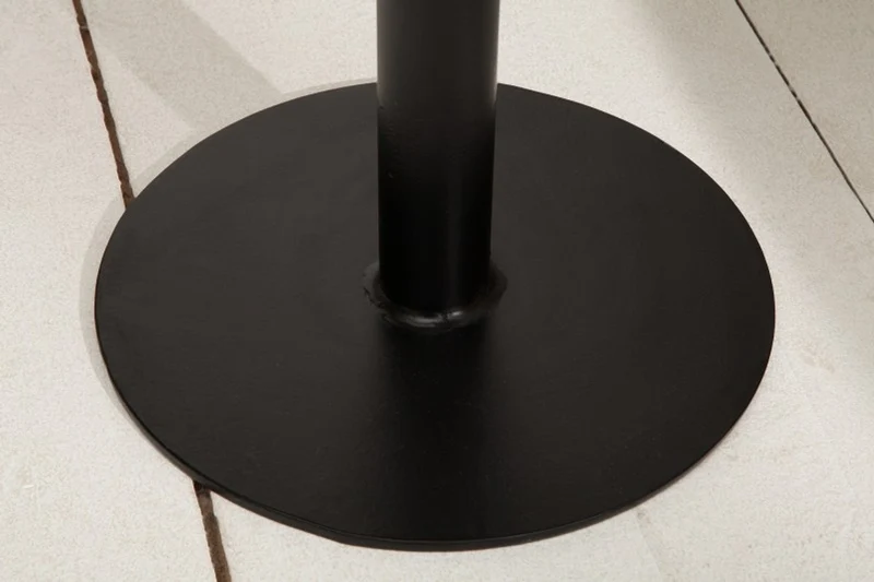 Casa Padrino Designer Beistelltisch Natur / Schwarz Sheesham 45cm x 35cm x H.65cm Massivholz