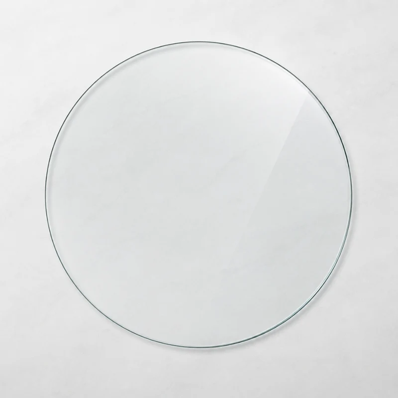 Glasplatte TERRY 60cm Rund 8mm Gehärtetes Glas