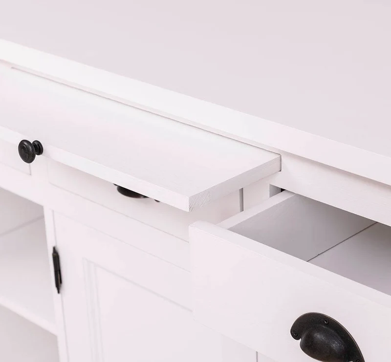 Landhaus Sideboard aus Massivholz im Landhausstil mit 3 Schubladen und Türen