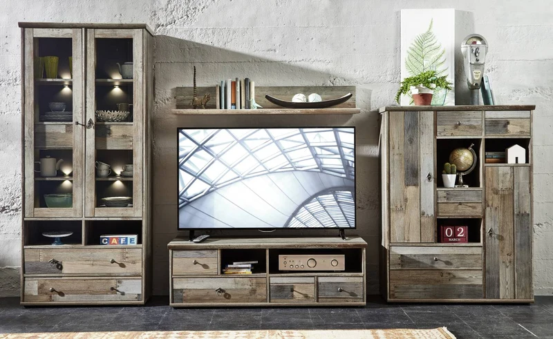 Highboard BONANZA - Driftwood Nachbildung