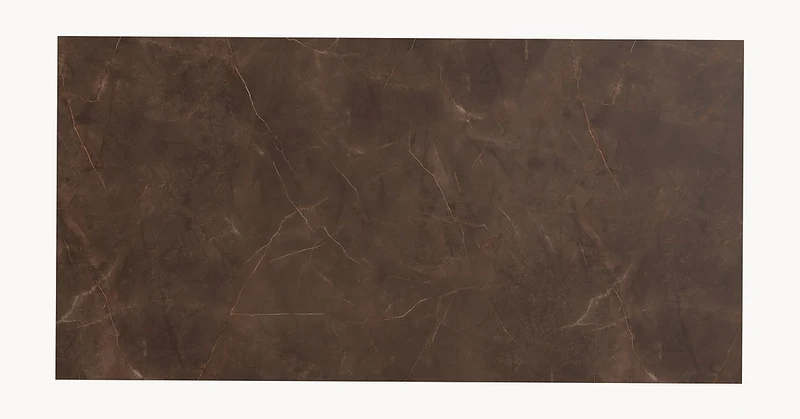 Keramische eettafel Pulpis Brown - Recht - X onderstel