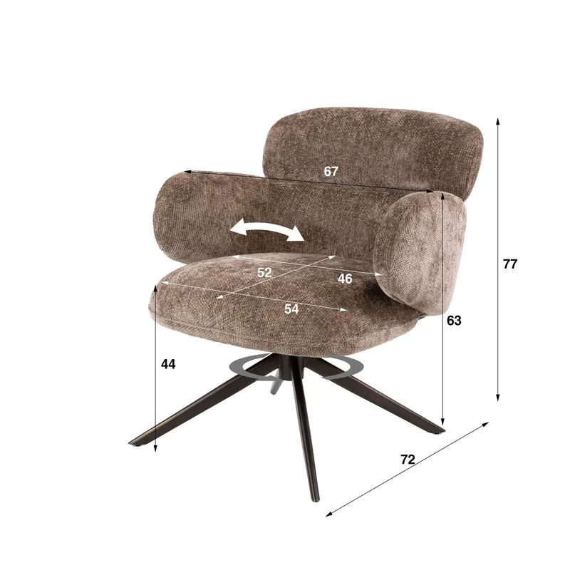 Fauteuil Flex draaibaar